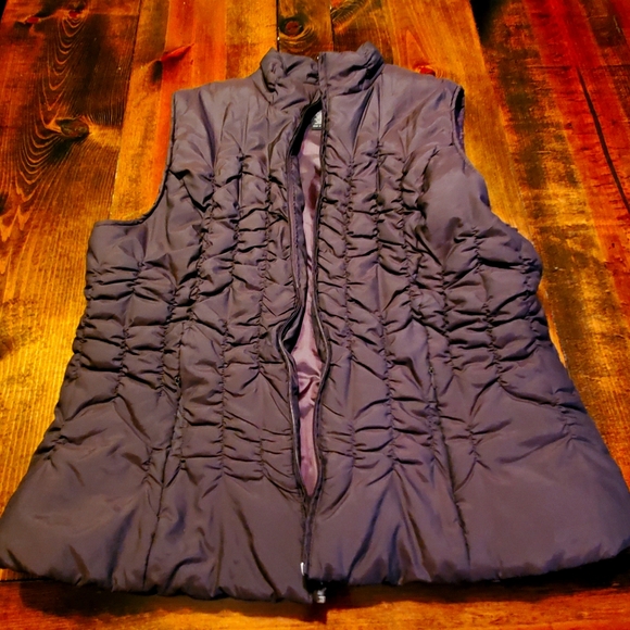 Lane Bryant Tops - 14/16 Puffy Vest chocolate brown